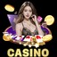 Biểu tượng các trò chơi quay hũ và casino đa dạng.